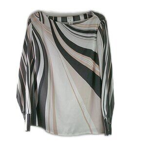 Richard Allen for H&M - Boatneck Long Sleeve Blouse - Size 12